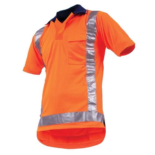 Polos - Polo TTMC-W17 Quick-Dry Cotton Backed Orange (V14TTMC)