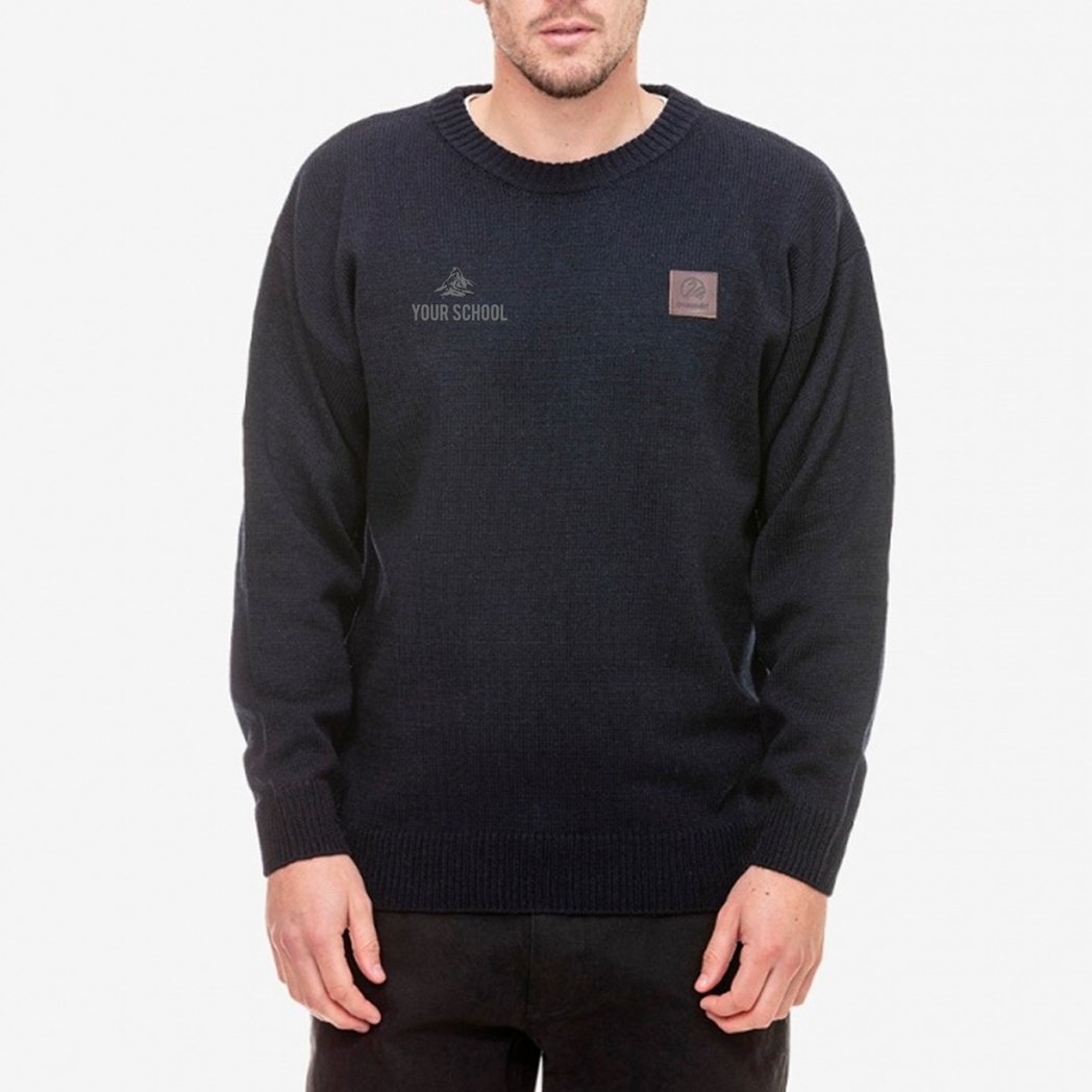 Printed Sweatshirt - Swanndri Seafarer Crew Neck Jersey - Leavers Gear NZ 2021