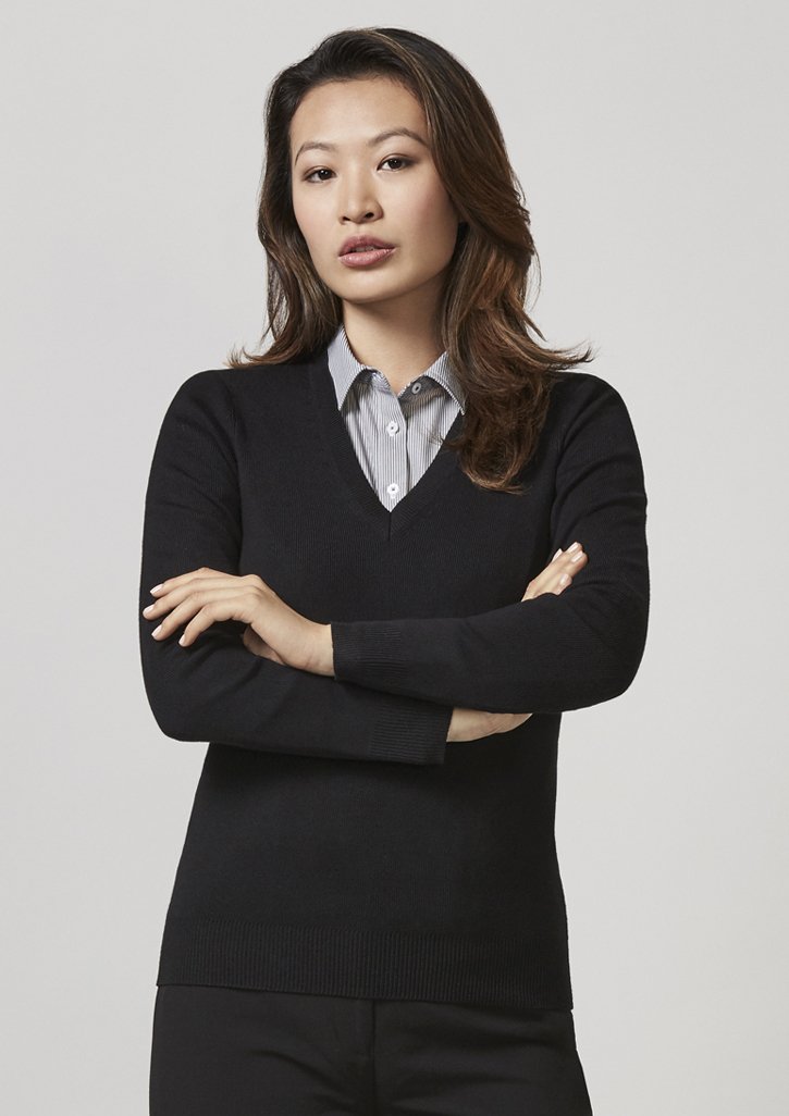 Pullover - BizCollection LP3506 Ladies V-Neck Pullover