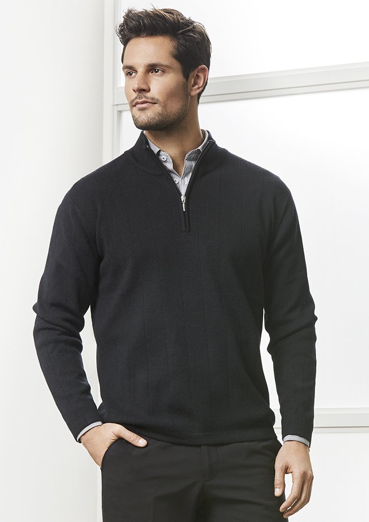 Pullover - BizCollection WP10310 Mens 80/20 Wool-Rich Pullover