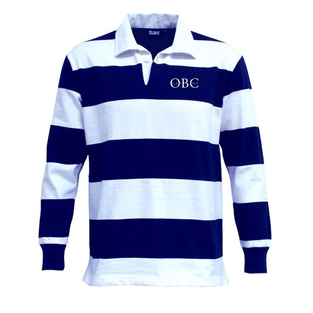 Rugby Jersey - Cloke Unisex Stripe Rugby Jersey - Leavers Gear NZ 2021