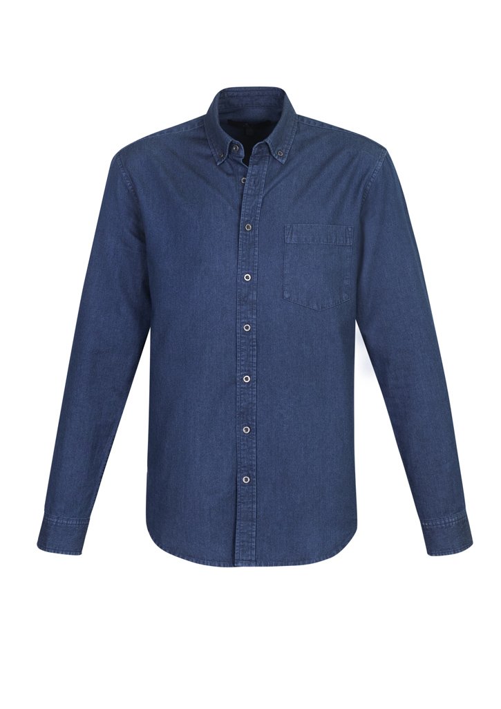Shirt - BizCollection S017ML Indie Mens Long Sleeve Shirt
