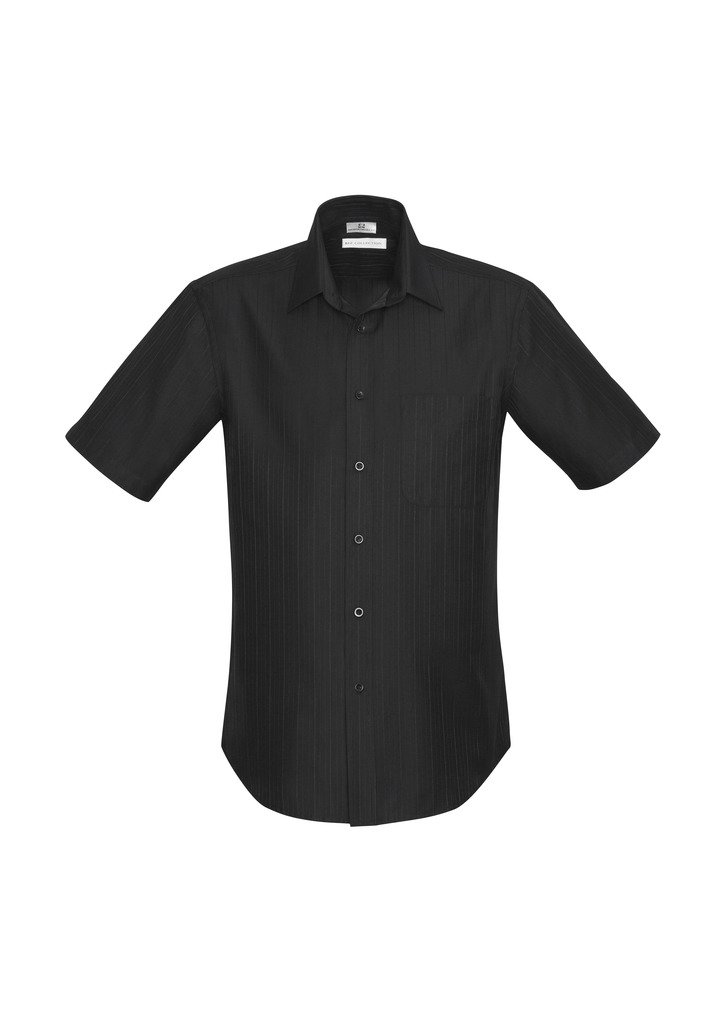 Shirt - BizCollection S312MS Mens Preston Short Sleeve Shirt