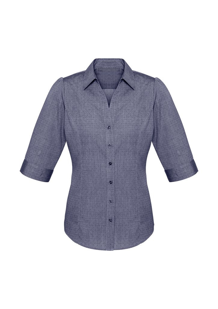 Shirt - BizCollection S622LT Ladies Trend 3/4 Sleeve Shirt