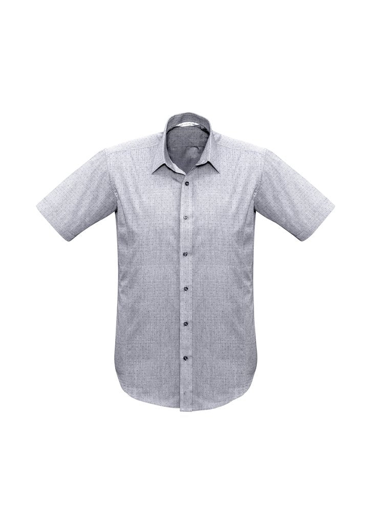Shirt - BizCollection S622MS Mens Trend Short Sleeve Shirt