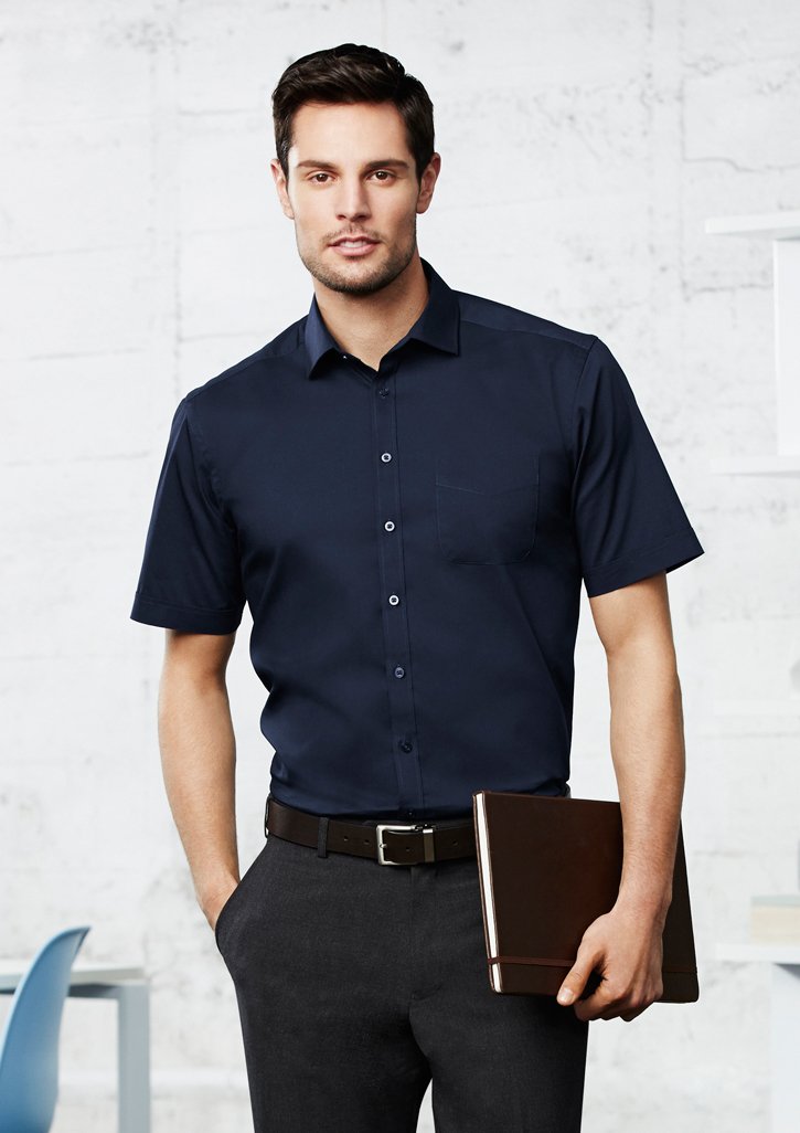 Shirt - BizCollection S770MS Mens Monaco Short Sleeve Shirt