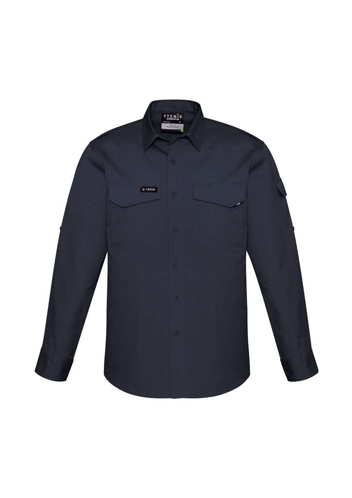 Shirt - Syzmik ZW400 Mens Rugged Cooling Mens L/S Shirt