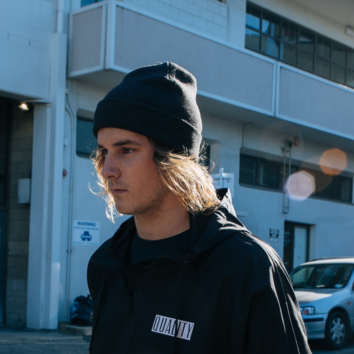 Stitched Beanie - Base Cuffed Beanie - Leavers Gear NZ