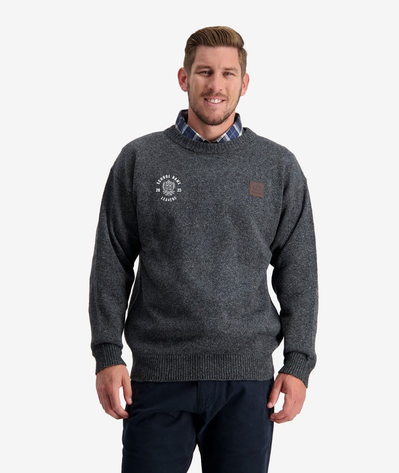 Swanndri Seafarer Crew Neck Jersey | Unisex - Leavers Gear NZ 2023 - Custom Clothing | T Shirt Printing | Embroidery | Screen Printing | Print Room NZ