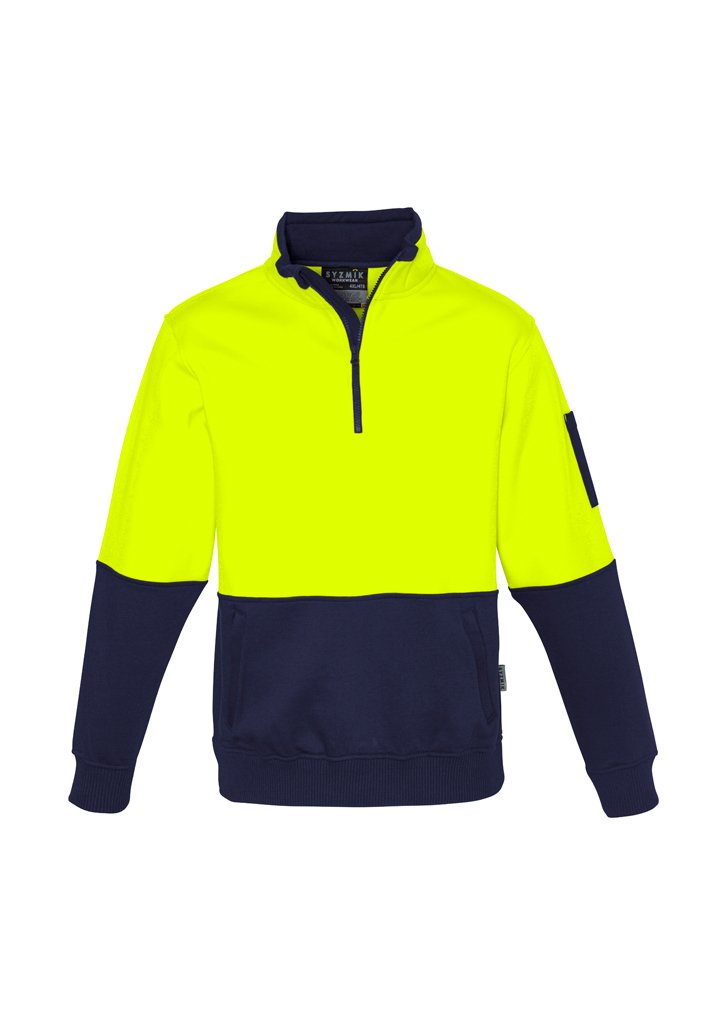 Sweatshirts - Syzmik ZT466 Unisex Hi Vis Half Zip Pullover