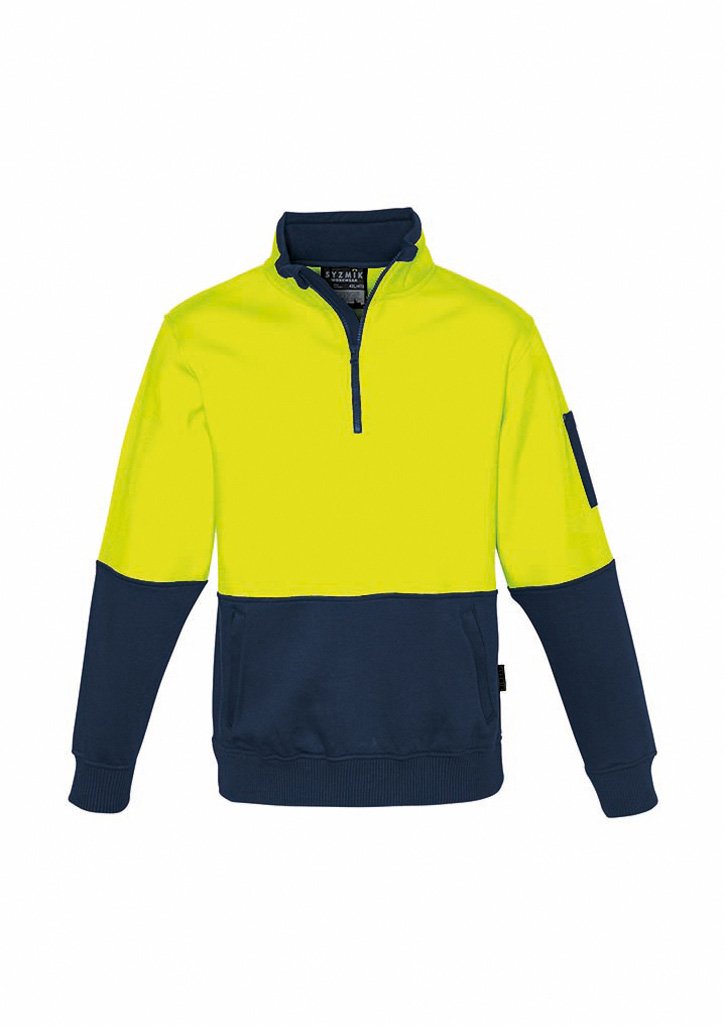 Sweatshirts - Syzmik ZT476 Unisex Hi Vis Half Zip Pullover