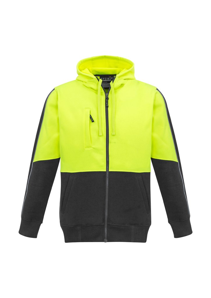 Sweatshirts - Syzmik ZT480 Unisex Hi Vis Full Zip Hoodie