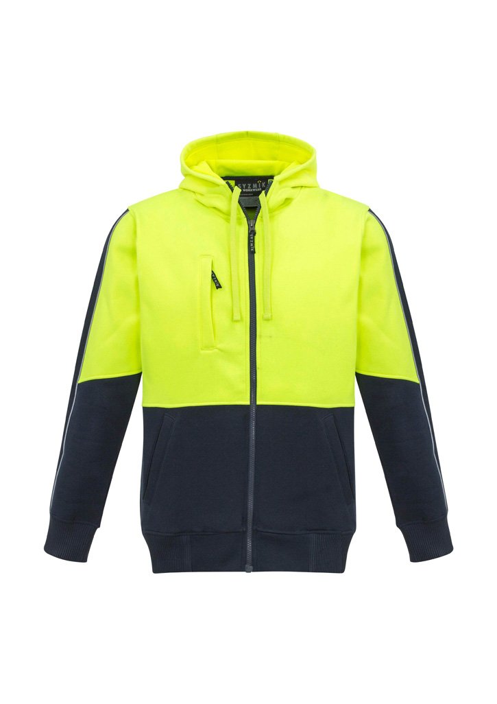 Sweatshirts - Syzmik ZT485 Unisex Hi Vis Full Zip Hoodie
