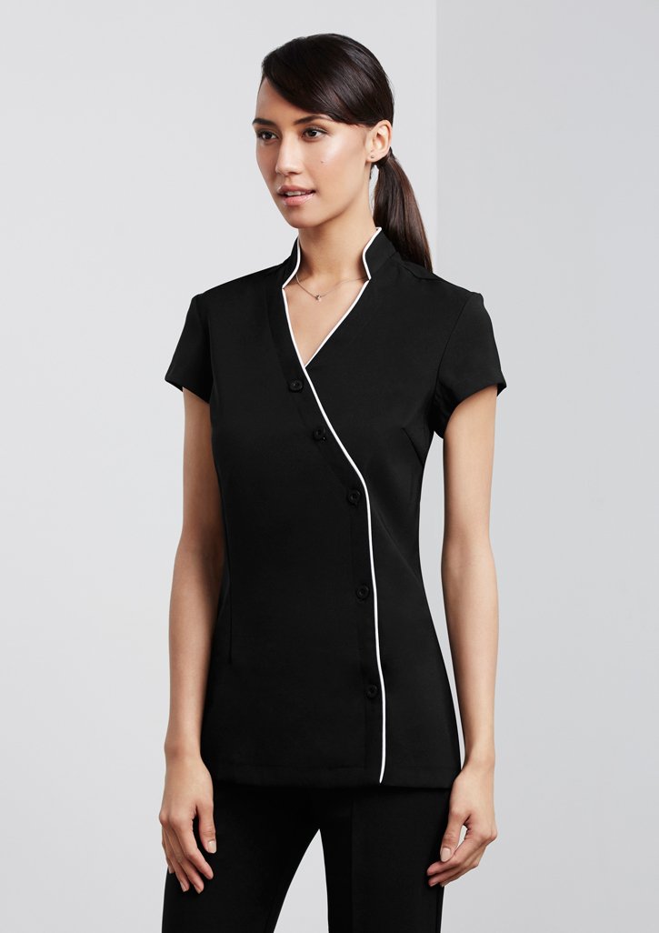 Tunic - BizCollection H134LS Ladies Zen Crossover Tunic